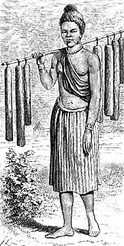 Sketch of a Laotian Woman